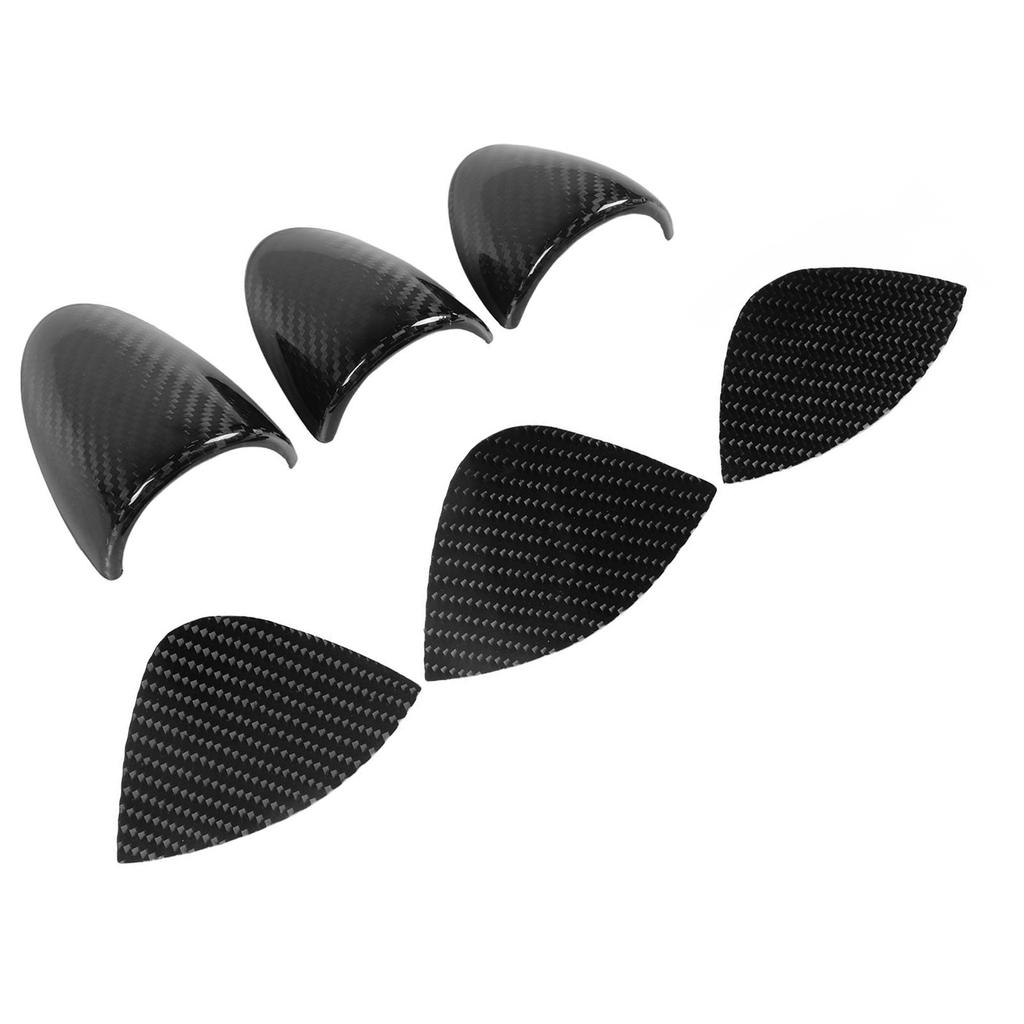 Genuine Carbon Fiber Dashboard Gauge Pod Cover Decoration Replacement for Nissan 350Z 2003‑2009 Z33