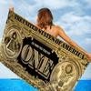 Creative USA Dollar Towel Microfiber Beach Towel Absorbent Quick dry Soft Yoga Swimming Resort Mountain Climbing Towel