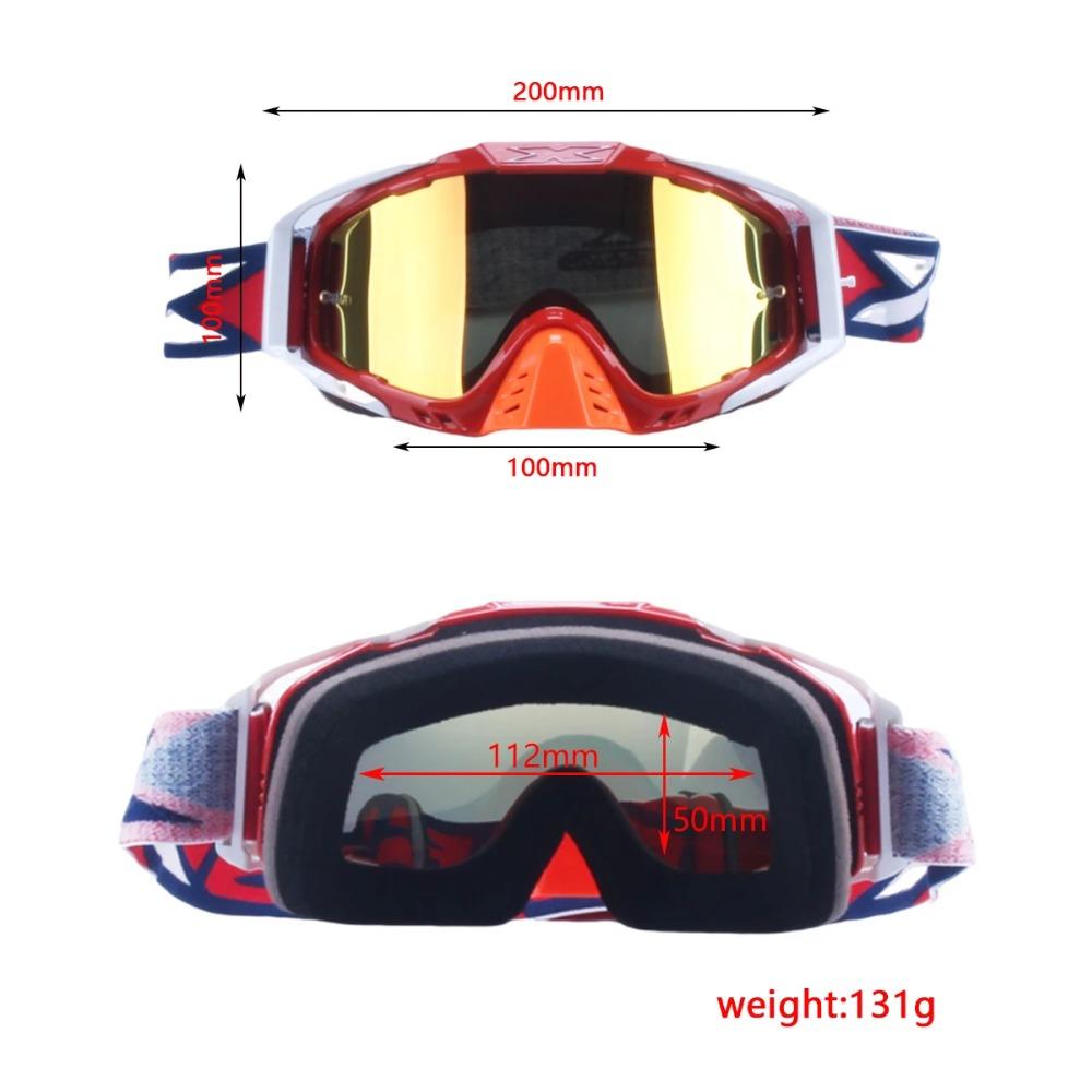 EKS X BRAND Herren Motorradbrille Motocross Sicherheit HD Gläser Dirt Bike ATV Ski mtb Brille MOTO Outdoor Radsport Sonnenbrille