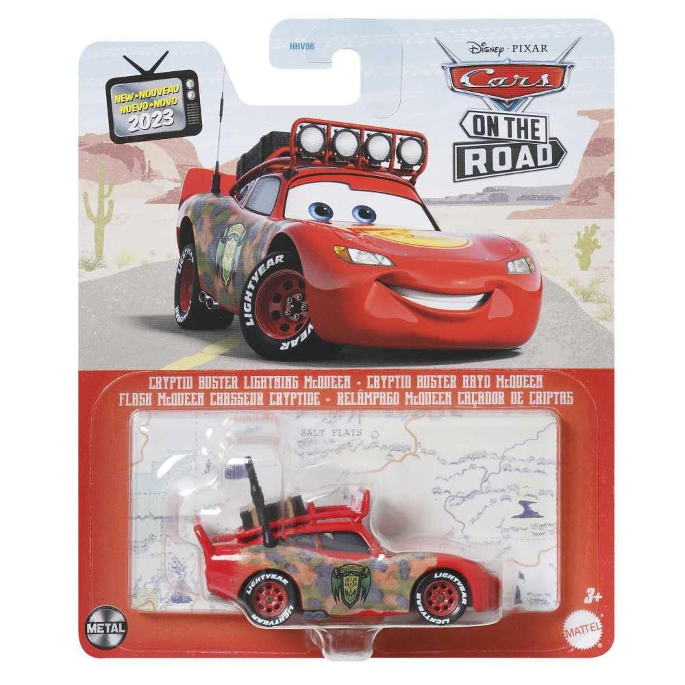 Disney Cars Disney Pixar Cars On The Road 1:64 Scale (Cryptid Buster Lightning McQueen)