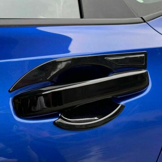 ABS Black Exterior Side Door Handle Cover Trim For Honda Civic Sedan 2022-2024