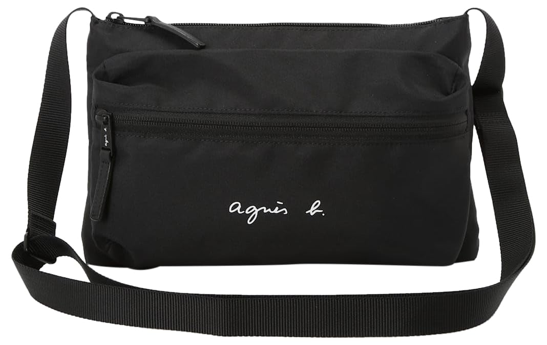 

agnes b. Unisex FRED Shoulder Bag QAH16-03 Free Size Black