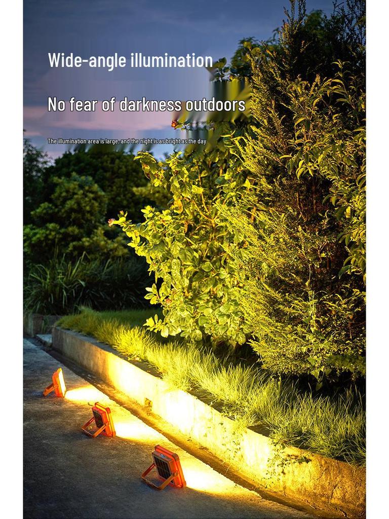 Solar LED Light for Power Outages, Night Markets, and Camping