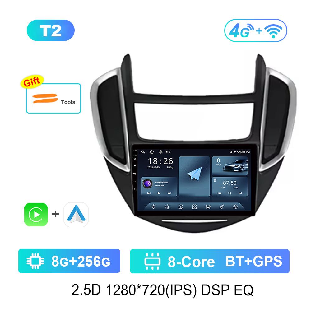 9 '' Car Radio Multimedia Player Android System for Chevrolet TRAX 2014 - 2016 Split Screen GPS Navi WiFi Head Unit 4G Bluetooth
