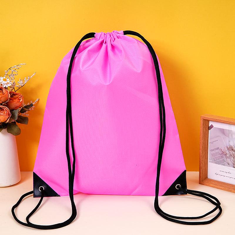 Waterproof 210D Oxford Polyester Sports Drawstring Bag