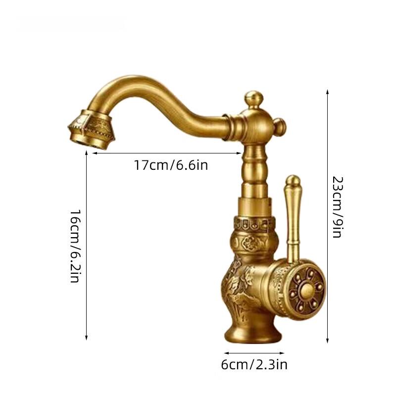 TLXT Antique Kitchen Faucet