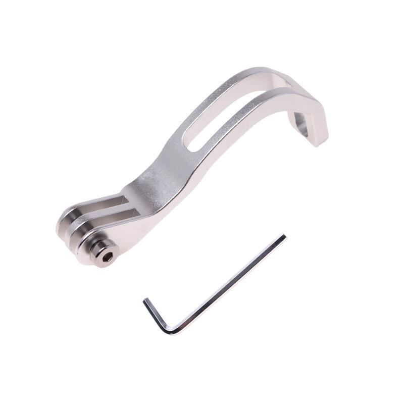 Aluminum Alloy Front Fork Light & Camera Mount for Road/Folding Bikes, Compatible with GoPro