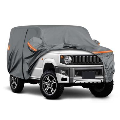 Tusamika Suzuki Sierra Car Cover JB74W JB23W JB33 JB43 Body Fleece UV Protects Against Yellow Rainy and Strong Suitable for All Seasons Jimny/Jimny