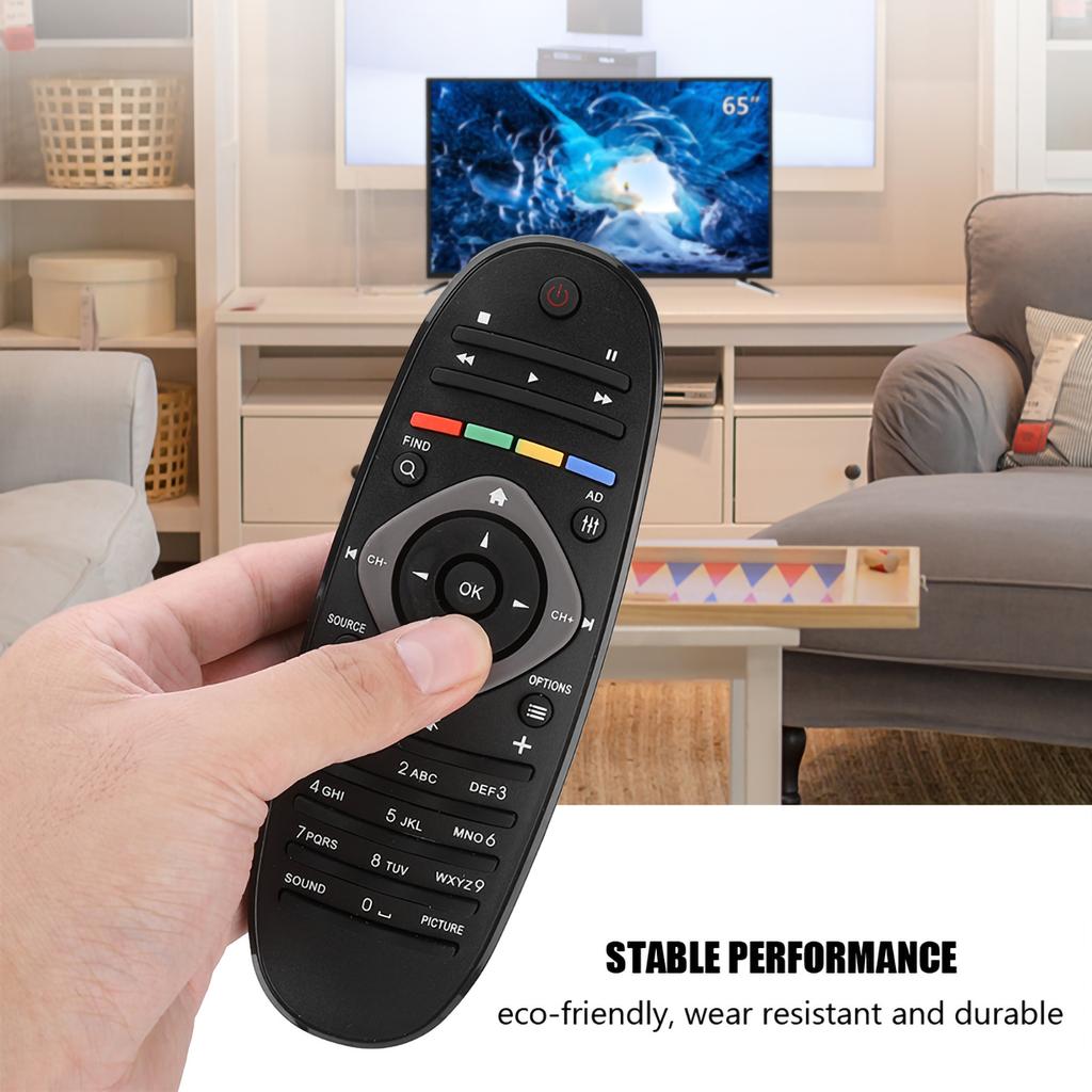 Durable ABS Stable Easy Use Sensitive Replace Smart TV Remote Control Universal for Philips
