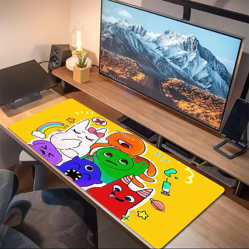 Garten of Banban Print Cushion Non-slip Laptop Tablet Big Mousepad XXL Mat Mini PC Playmat With Lock Edge