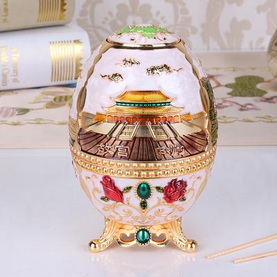 High-grade European Toothpick Holder, Hand-pressed Automatic Toothpick Box, Metal Toothpick Jar, Creative Ornament, Home Decoration.