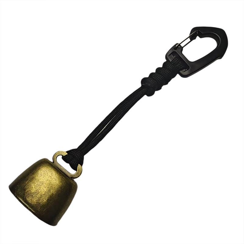 Japanese Style Vintage Cast Iron Bell Chime for Courtyard, Balcony, or Camping Tarp Use.