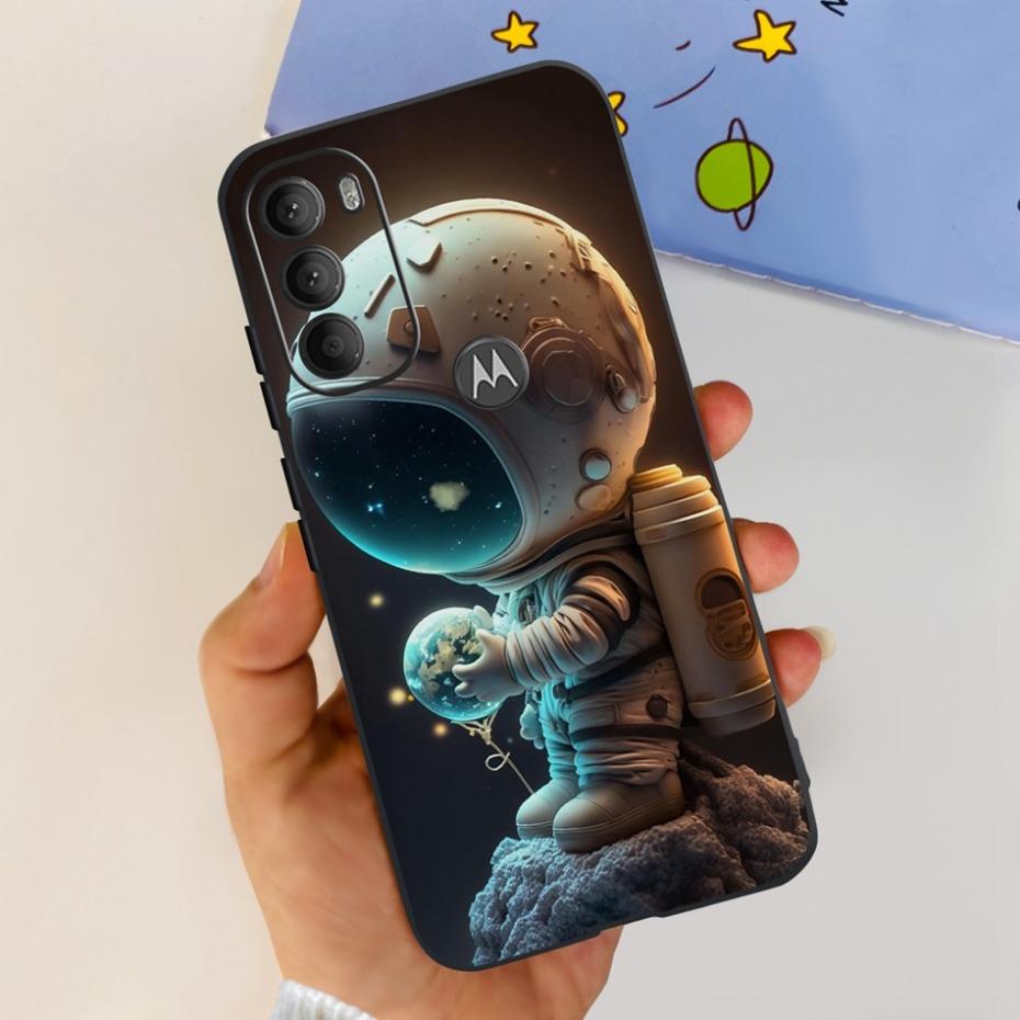 Lovely Printing Case For Motorola Moto G71 5G Soft TPU Black Silicone Back Cover For MOTO G71 G 71 5G XT2169-1 Phone Cases