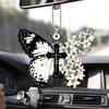 Acrylic Playful Car Decor Quirky Cartoon Hanging Ornament Versatile Bag And Home Use