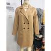 Women's Jacket Autumn Medium-length Cardigan Double-breasted Knitted Blazer