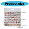 30Pair Lovely Cartoon Ear Stud Fashion Piercing Earrings Statement Jewelry Sweet Colorful Animals Stud Earrings