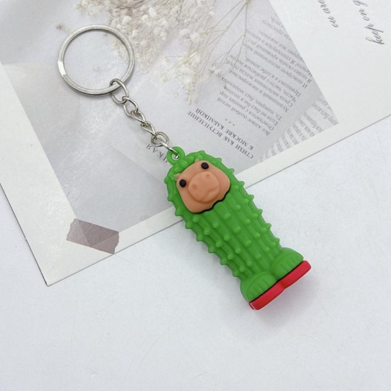 Italian Brainrot Anime Merchandise Keychains Toys Figure Model Dolls Hang The Bags Gifts Abstract Anime Action Figures Key Rings