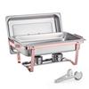 VEVOR Chafing Dish Buffet Set, 8 Qt 2 Pack, Stainless Steel Chafer with 2 Full Size Pans