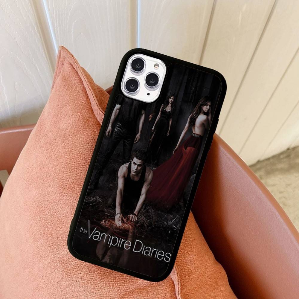 T-The V-Vampire Diaries Movie For iPhone 17 16 15 14 13 Pro 12 11 Pro Max Hard PC+TPU Phone Cases Back Cover