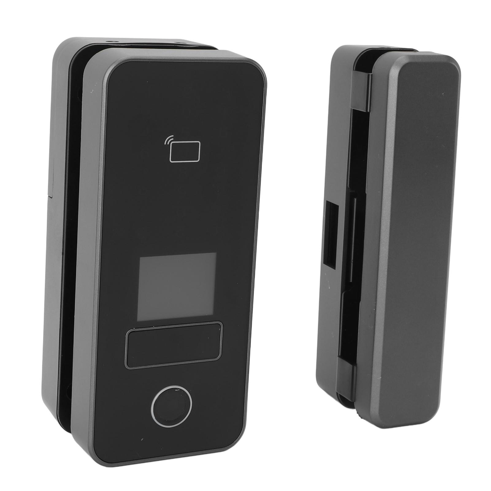 

Electronic Glass Door Safety Lock Professional Large Color Screen Glass Door Fingerprint Lock with Keys for Single