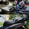 Yamaha NMAX155 N-MAX155 2020-2024 Motorcycle Seat, Single BucketSemi-Bucket, Carbon Black, Custom Seat, Lowered, Stepped Seat, Factory Style, with
