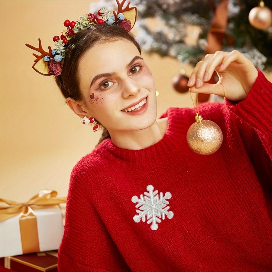 10 ks nažehlovacích nášivek Sněhová vločka - Vyšívané dekorace pro DIY našívací hobby, Vánoční doplňky na oděvy, tašky, klobouky a další