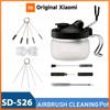 Xiaomi Airbrush Cleaning Kit Clean Pot Jar with Holder and Cleaning Brushes/Needles Double–Ended Brush AirBrush Protection Covers
