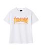 Treasure (W) Flame Short Sleeve T-Shirt White
