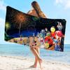 A-Assassination C-Classroom Bath Towel Microfiber Soft Water Absorbing Breathable For Girl Kids Decorative Cartoon Beach Towel