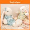Rabbit Wear Dress Plush Toy Animal Stuffed Doll Bedroom Decoration Gift Kids