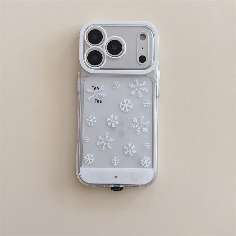 Snowflake Light-Up Phone Case for iPhone 17 Promax/16/15/14 with Voice Control