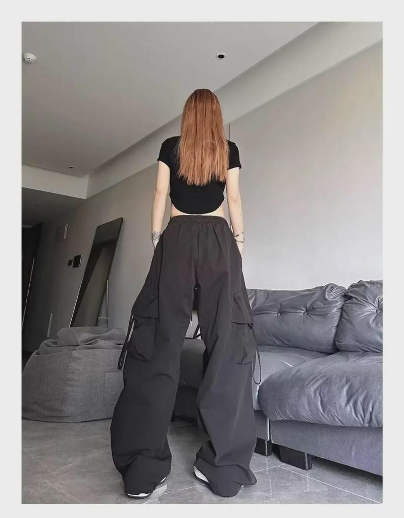 2023 Summer Women's High-Waist Wide-Leg Casual Pants