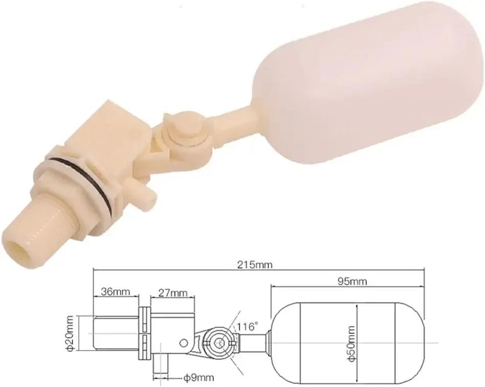 Wohnwagen Wohnmobil Autofill Netzwasseradapter Ersatz Schwimmerventil für Aquaroll Aquaruis Rolly Poly Automobilteile