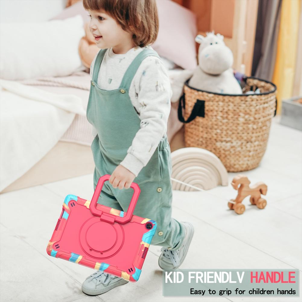 Tablet Fällen Abdeckung Für Huawei MatePad T10S 10,1 "AGS3-L09 AGS3-W09 Hand Ring Ständer Kinder Fall Für Huawei MatePad T10 9,7" AGR-L09 / W09 Fundas