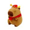 Stuffed Capybara Plush Doll Soft Stuffed Capybara Doll Kawaii Simulation Capybara Toy  Home Decor