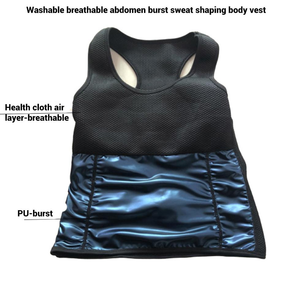 Women Waist Trainer Vest Neoprene Corset Compression Body Shaper Slimming Shirt Fitness Workout Suit