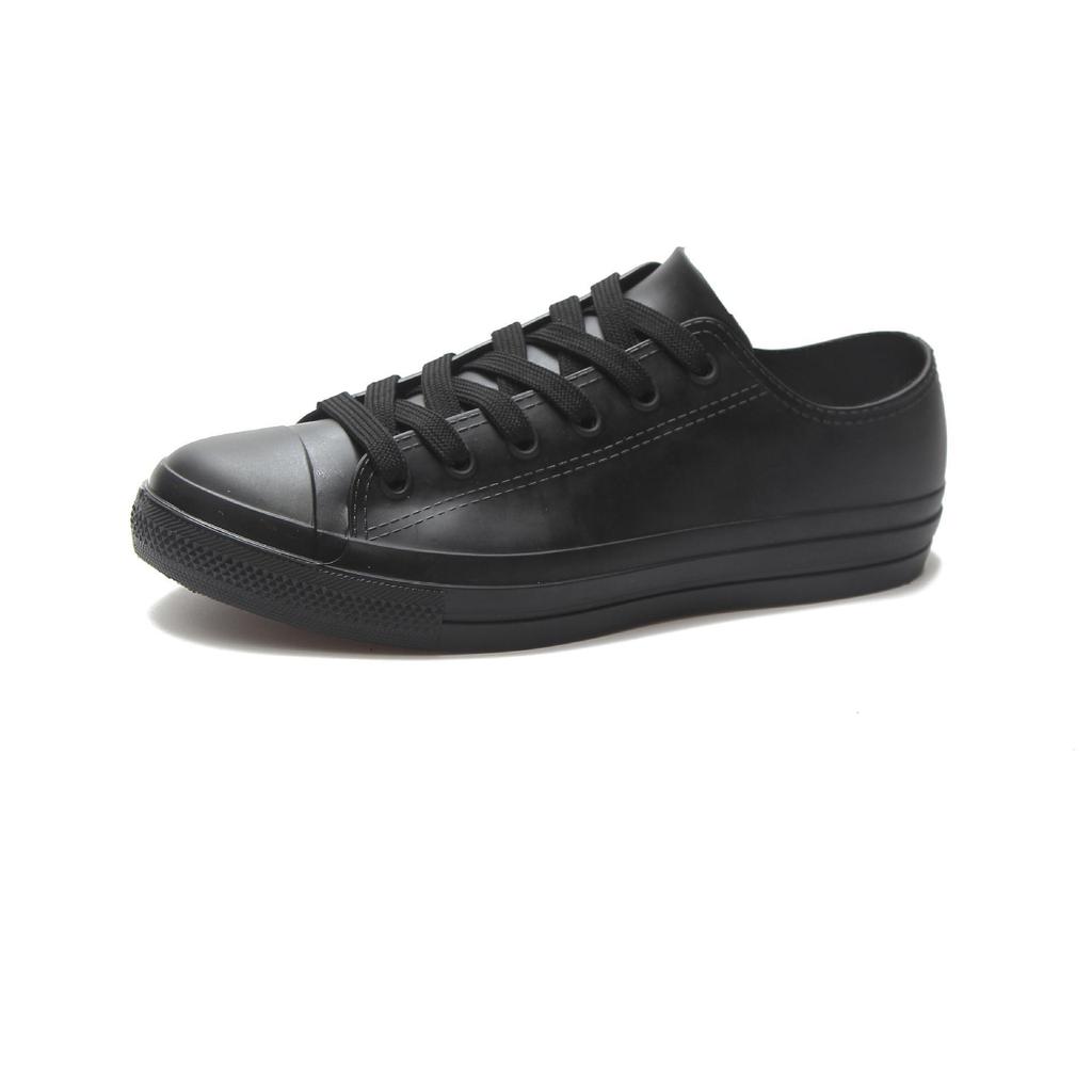 Helisha Women's White Low-Top Rain Boots - Trendy All-Season Korean Style for Students & Adults.