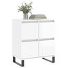 VidaXL Buffet Blanc brillant 60x35x70 cm Bois d'ingénierie 831222