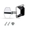 Acoustic Guitar Strings Button Metal Semi-Closed Guitar String Button Tuner Guitar Knob for Guitar or Acoustic Guitar Chrome