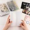 Waterproof A6 Information Booklet With 40 Pockets Transparent Clear Photo Storage Album Large Capacity