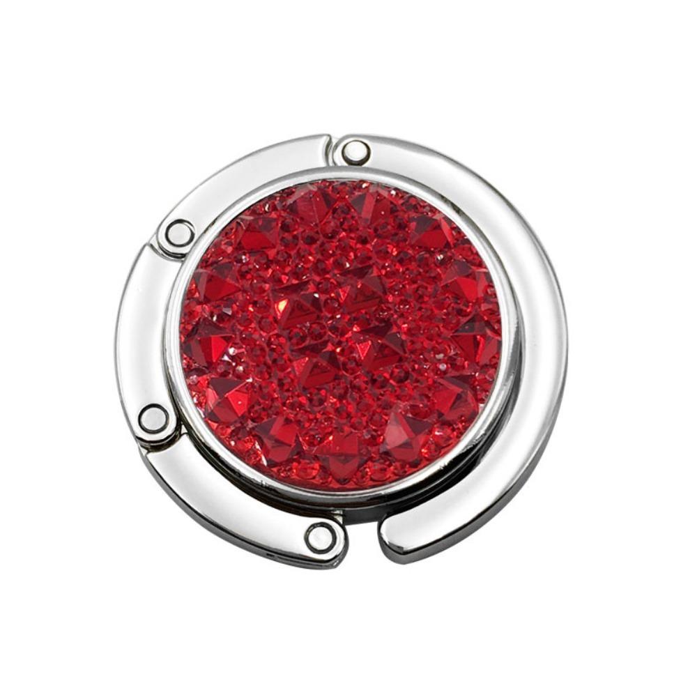 Round Bag Hook Holder Aluminum Alloy Handbag Hook Portable Folding Hook  Women