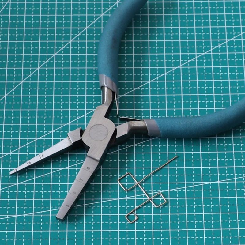 2Pcs Chain Nose Pliers Jewelry Crafting Pliers Steel Hand Tool Professional Jewelry Pliers Suitable for Crafting