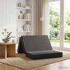 Folding Sofa Bed 80 x 67 x 45 cm Dark Grey
