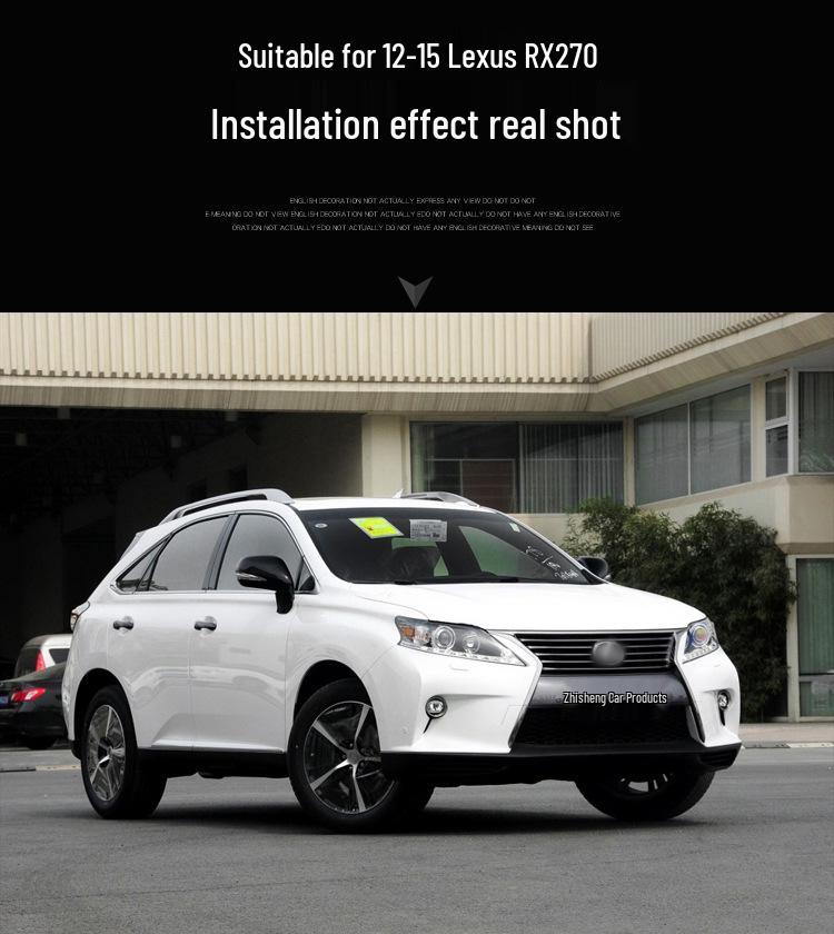 12-15 Lexus RX350 Headlight Lens Cover: Durable Replacement Lamp Shell & Surface