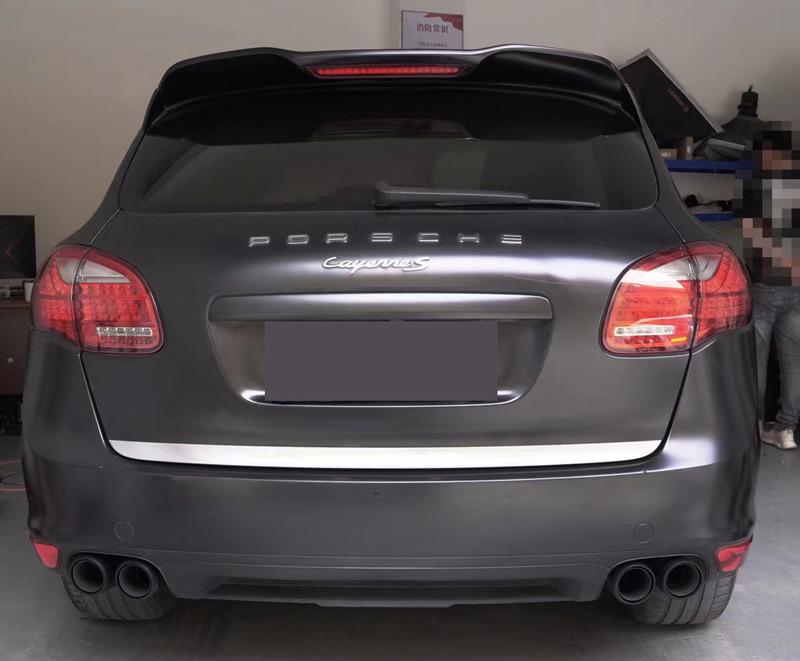 Porsche Cayenne GTS Black Quad Tailpipe Trim (11-24 Years)