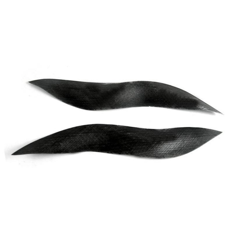 Car Headlights Eyebrow Eyelid Trim Cover Sticker Car Styling Accessories For Smart 2003 Accessories Carbon Fiber