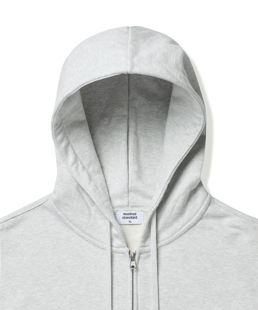 Musinsa Standard Heavyweight Oversized Hooded Sweat Zip-Up [Oatmeal]