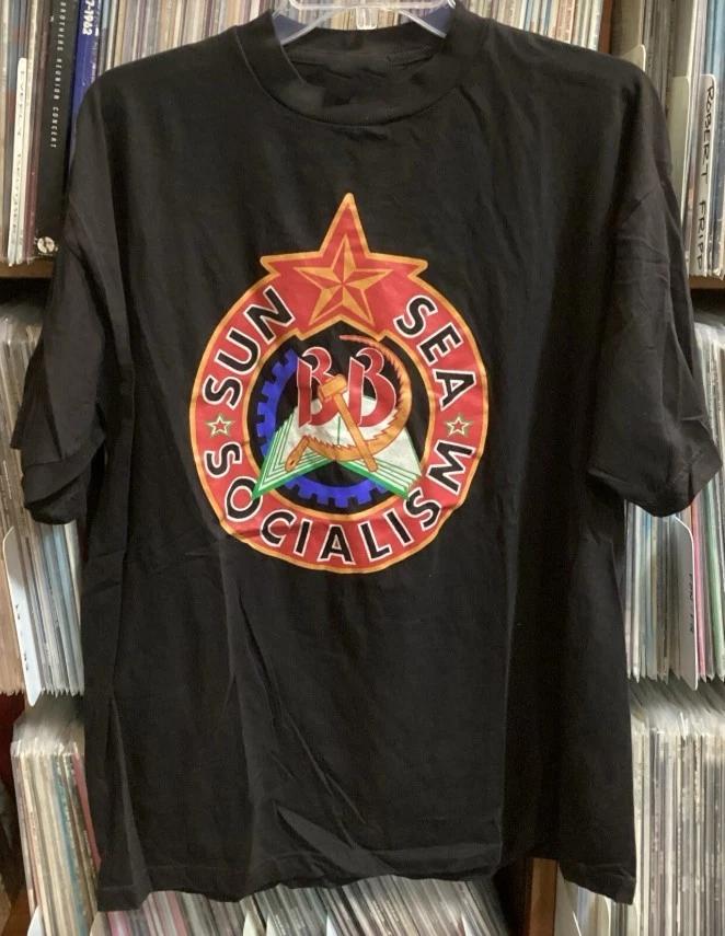 Vintage Billy Bragg Sun Sea Socialism Unisex T-shirt All Size MC1129 S