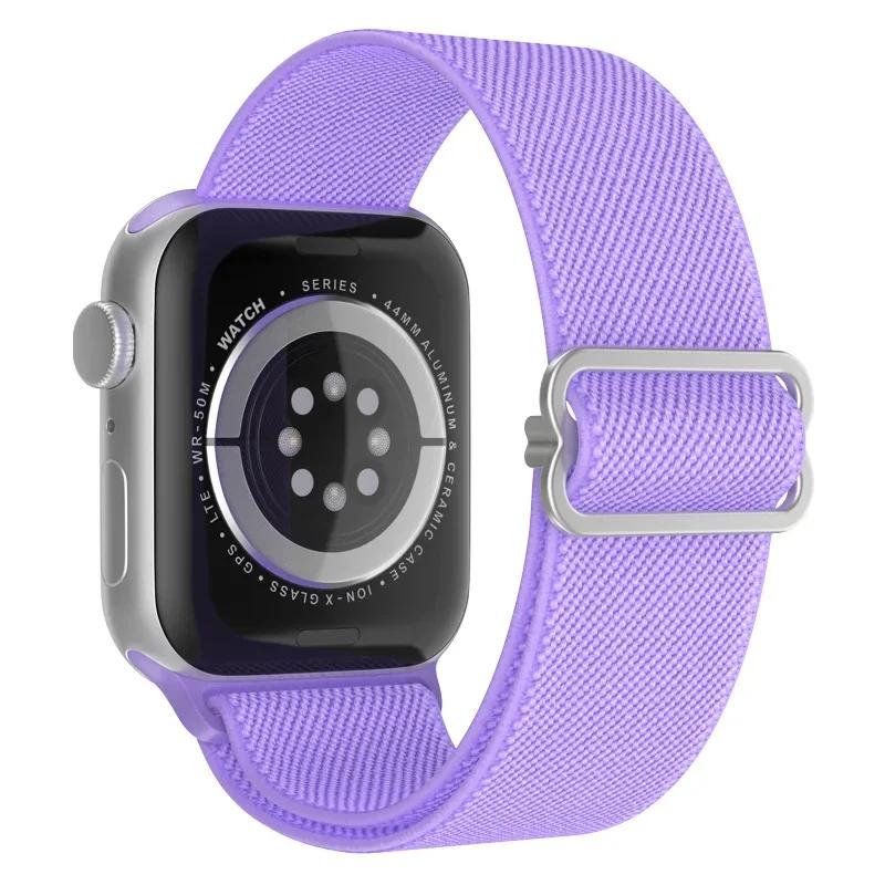 Elastyczny Nylonowy Pasek do Apple Watch ultra 2 49mm Seria 9/8/7 41mm 45mm38/42-40mm/44mm Boho Bransoletka iWatch 6 5 4 3 Se Pasek