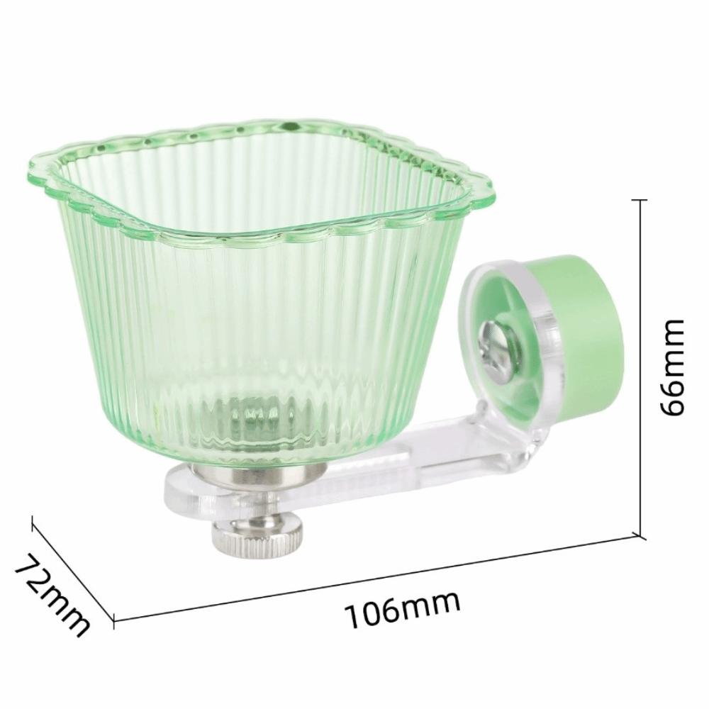 Plastic Parrot Feeder Magnetic Base Water Feeding Basin New Bird Feeding Bowl  Cage Accessories